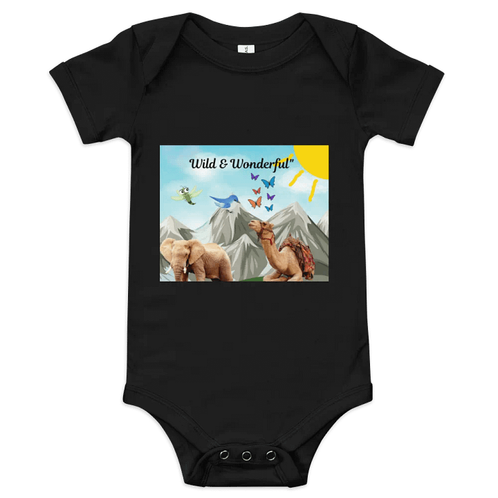 Wild & Wonderful Baby Adventure Onesie product image (1)
