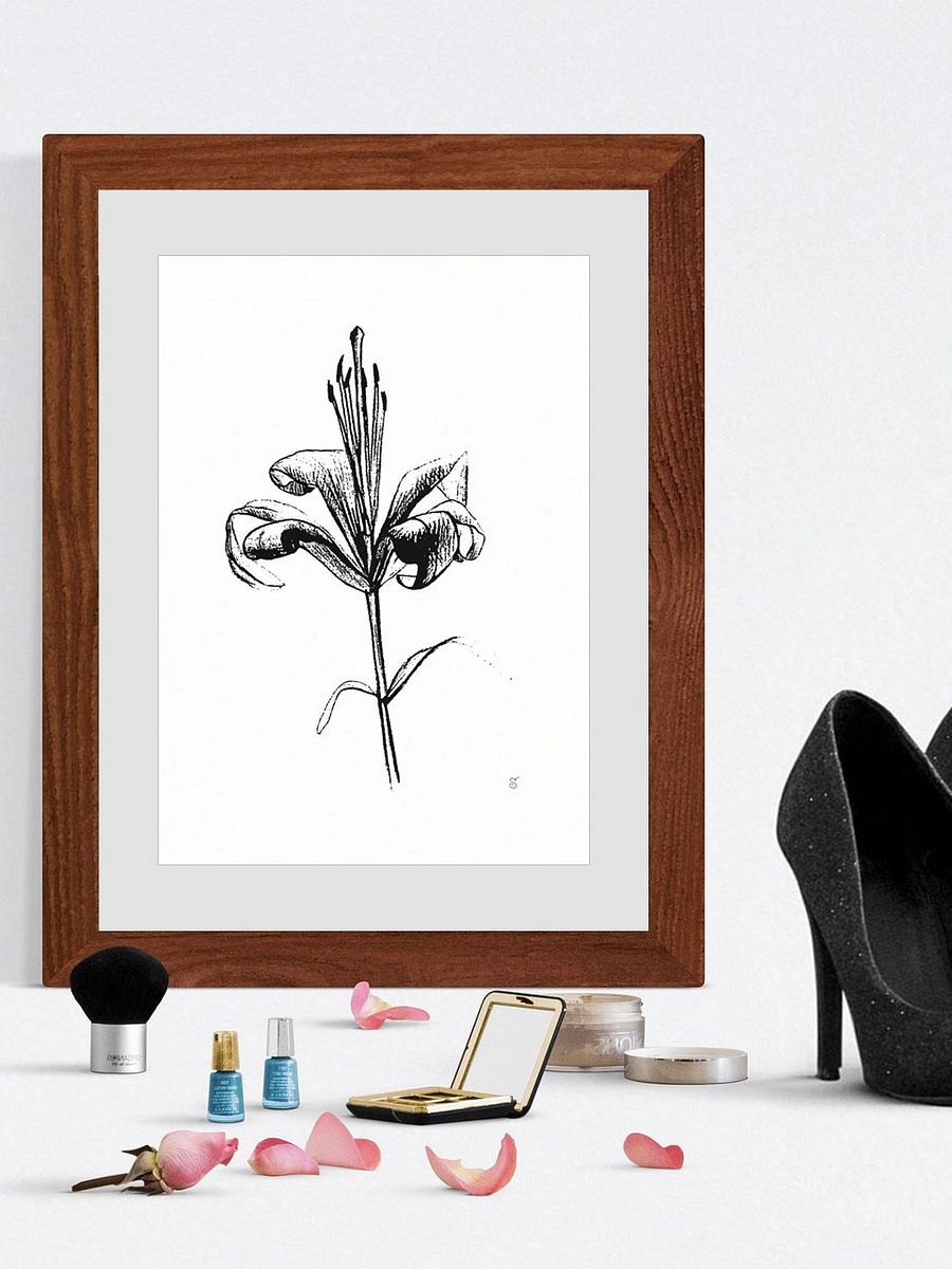 Lily Elegance Poster - Fine Flower Light product image (6)