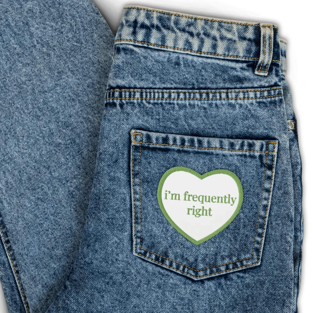 frequently right - patch product image (3)