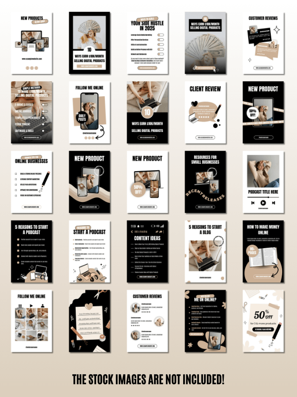 MRR/PLR Pinterest Templates for Bloggers product image (5)