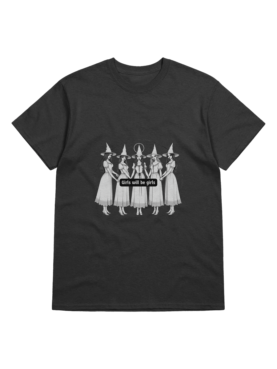 Witchy Women Circle T-Shirt Goth dark Halloween Girls will be Girls product image (1)