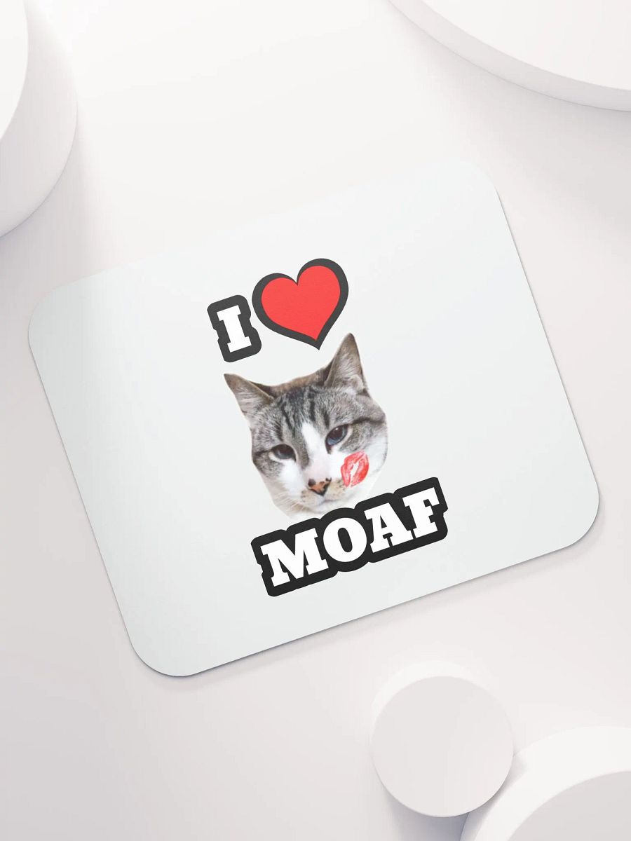 I ❤️ Moaf Mouse Pad product image (7)