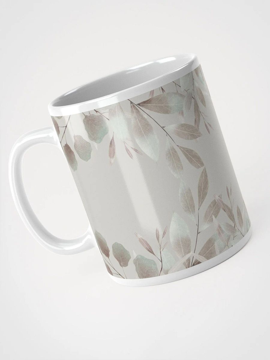 Pastel Leaf White Mug product image (9)