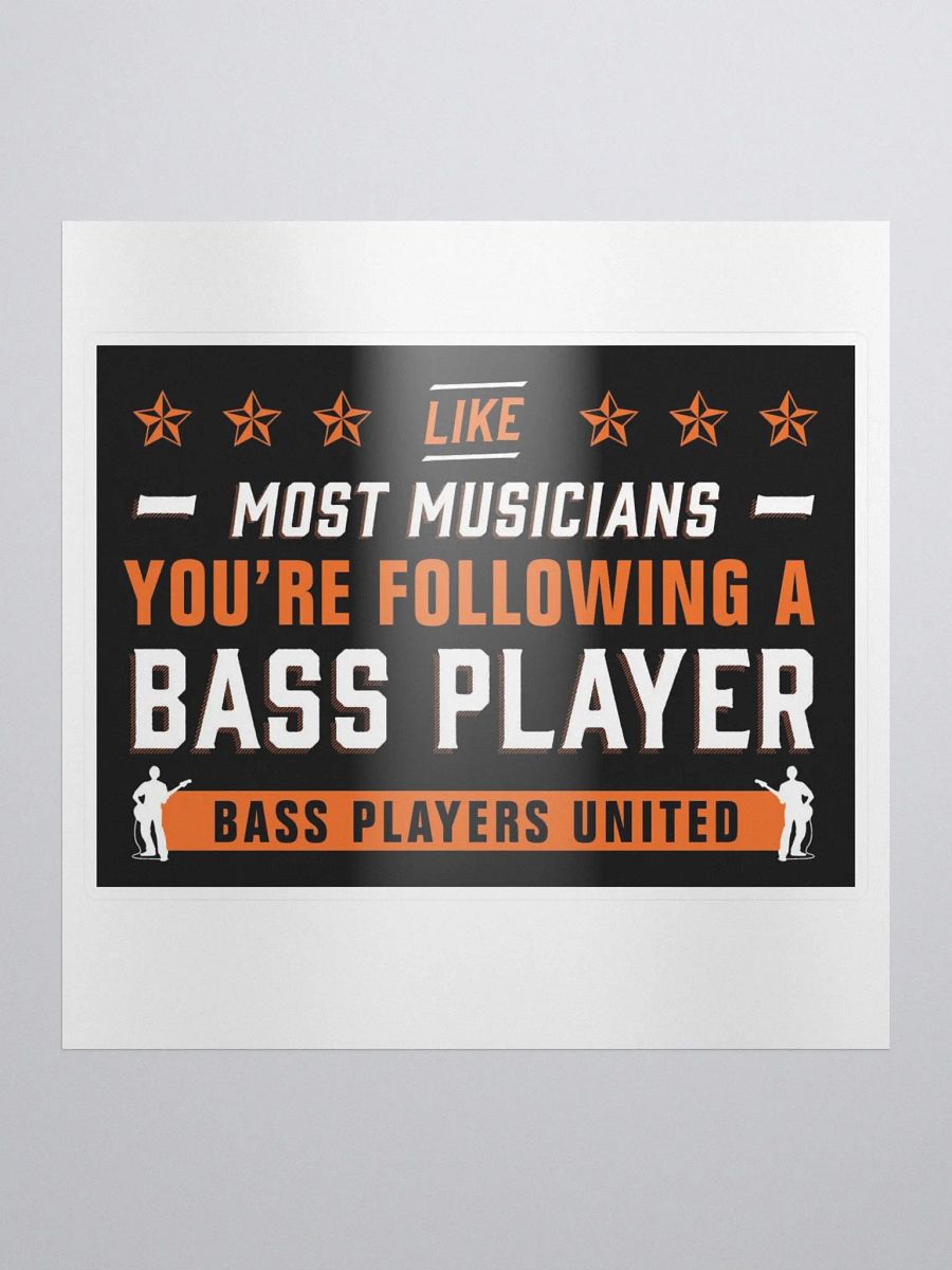 Like Most Musicians (Sticker II) product image (1)