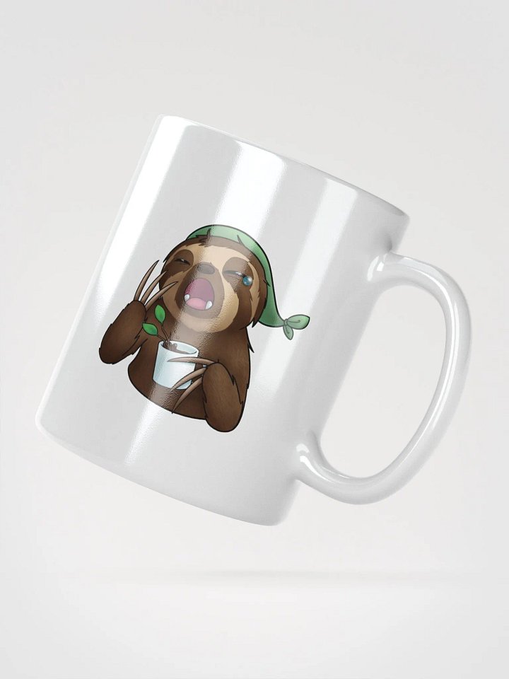 Slothville Yawn White Glossy Mug product image (1)