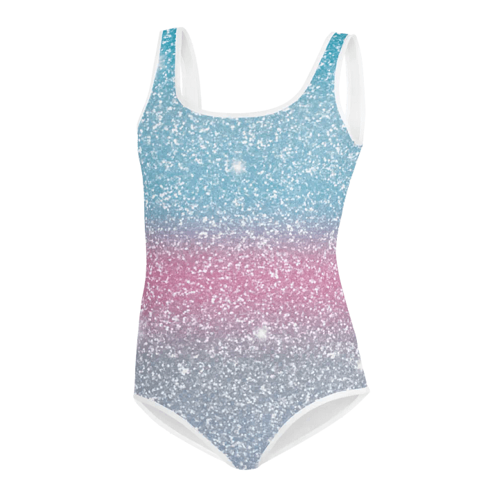 Glitter Unicorn Texture Design Youth Swimsuit (4) product image (2)