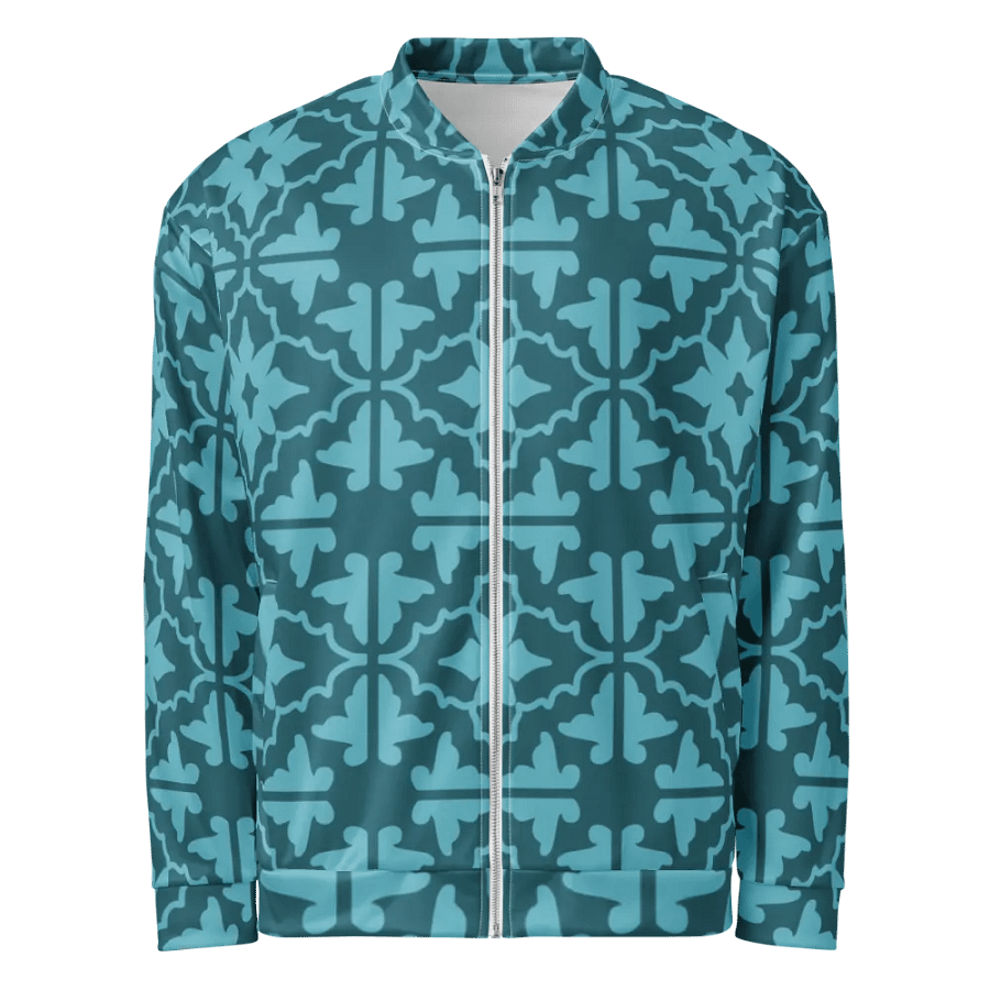 Kaleidoscopic Floral All-Over Bomber Jacket product image (1)