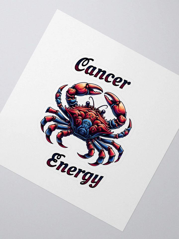 Zodiac Sign Cancer Energy Sticker product image (2)