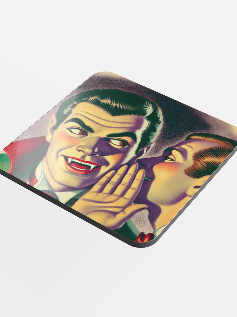 Vampire Secret Glossed Cork Coaster product image (4)