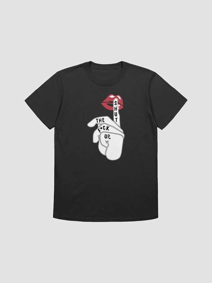 Shush Gesture Lips Unisex Tee product image (1)