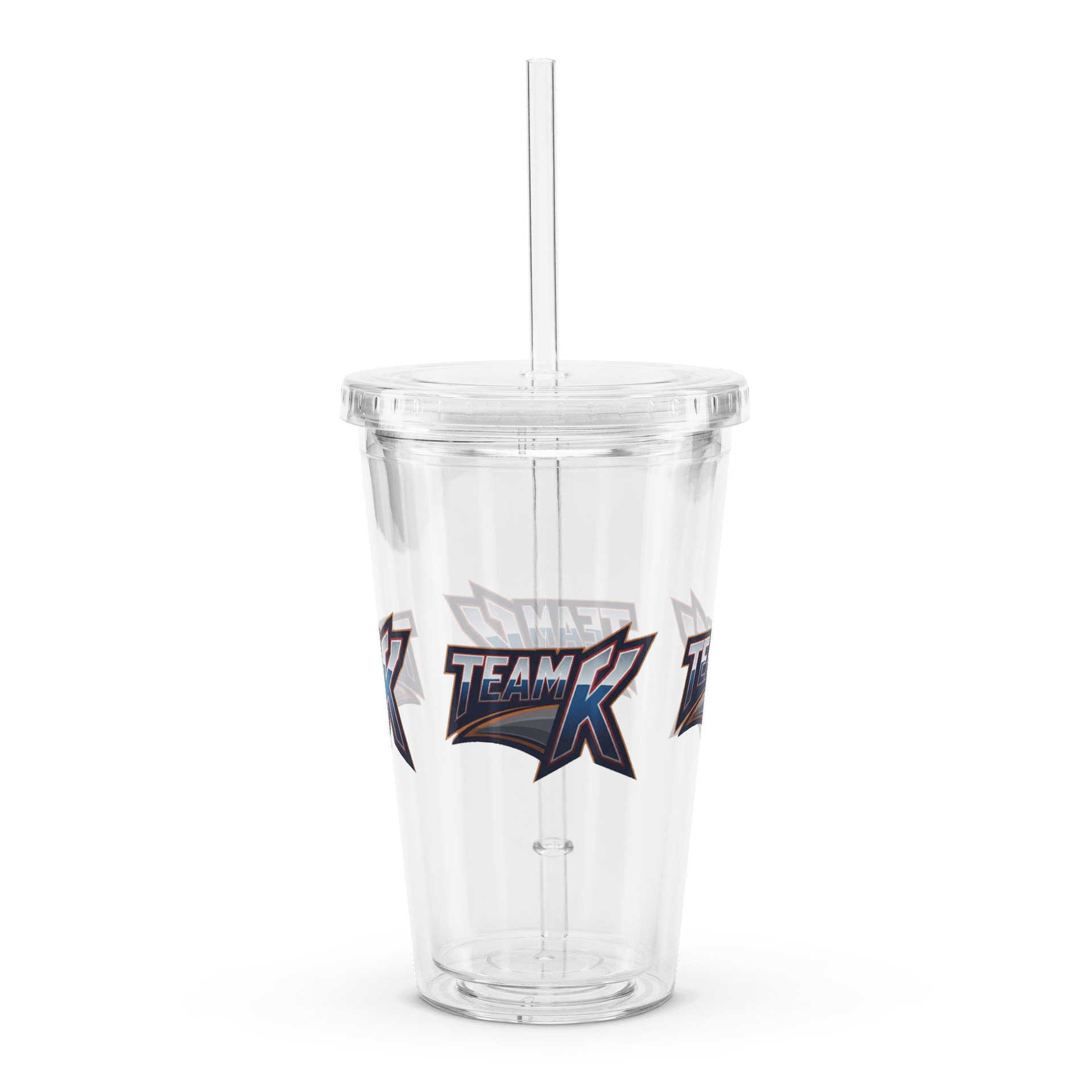 Team K (V-2) Clear Plastic Tumbler product image (1)