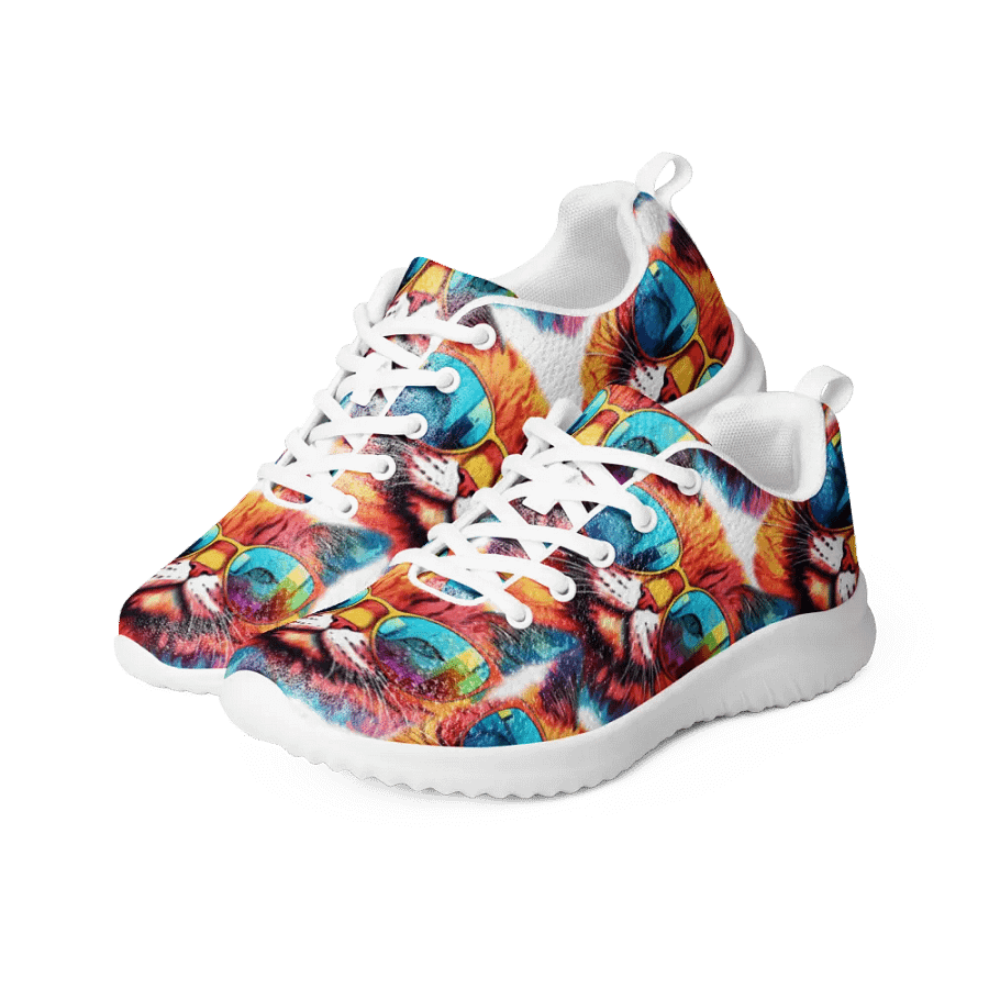 Psychedelic Cat Canvas Women's Shoes product image (7)