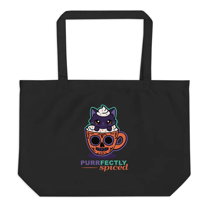 Purrfectly Spiced Organic Cotton Tote product image (1)