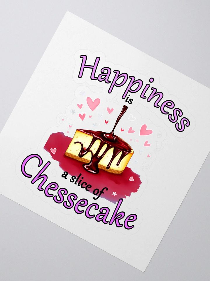 Sweet Indulgence Cheesecake Sticker product image (2)