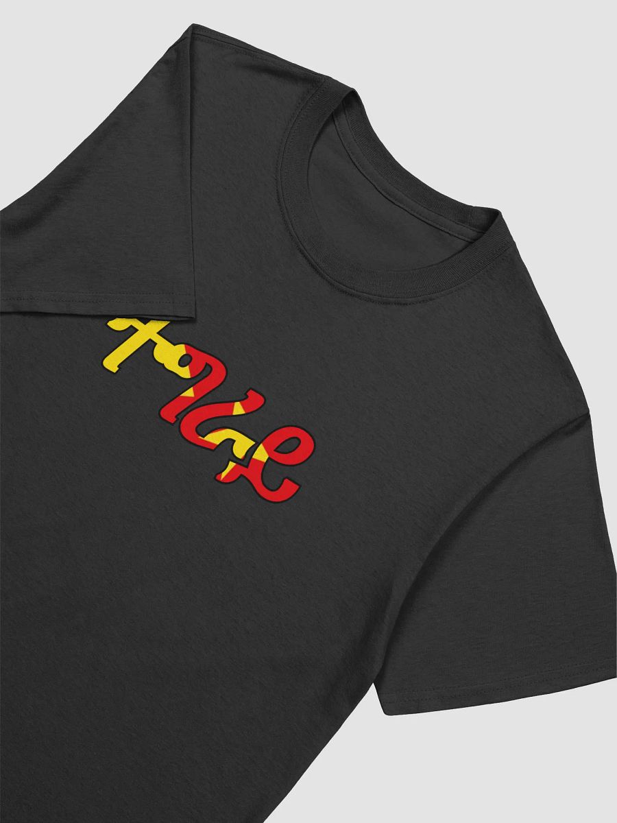 Tigray Vibrant Script Red Yellow T-Shirt product image (3)