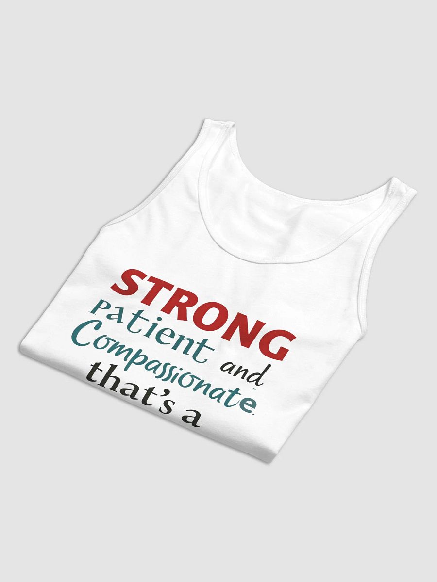 STRONG, patient and compassionate, Nurse Strength Jersey Tank product image (8)
