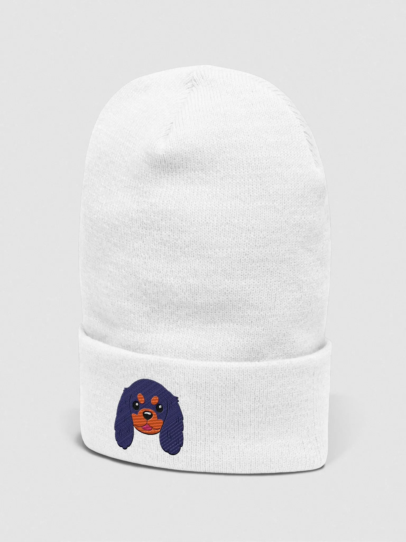 Cute Cavalier King Charles Spaniel Pup Embroidered Beanie product image (2)