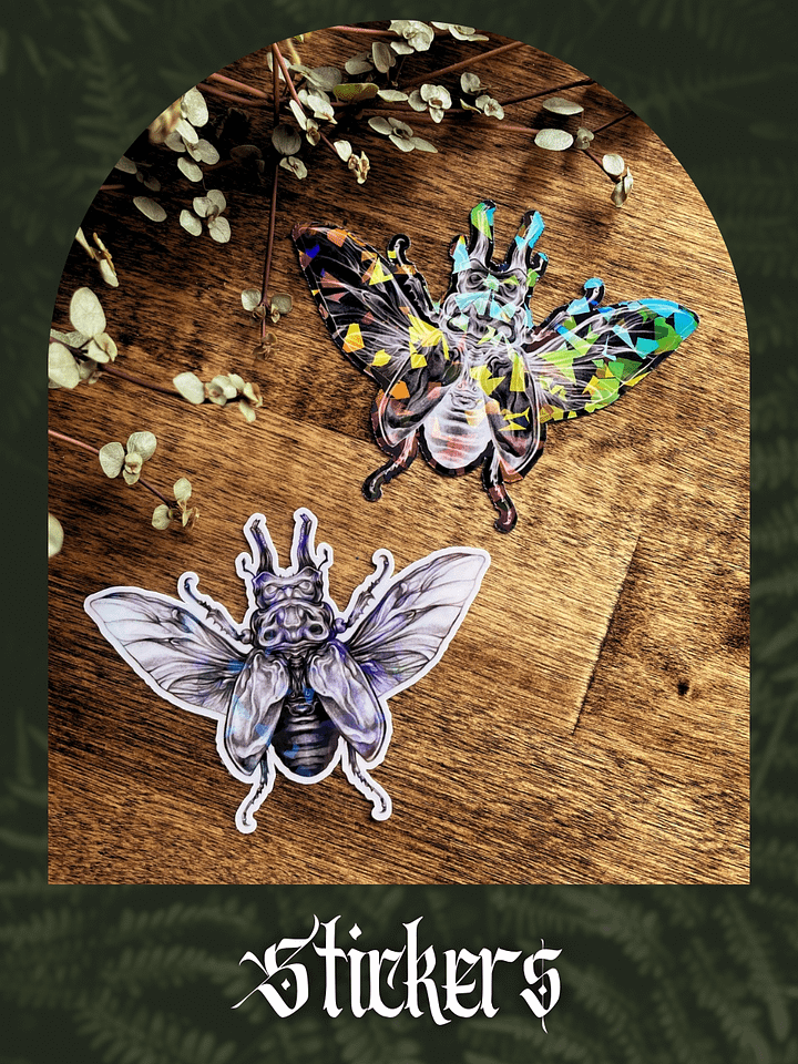 HOLO Beetle Sticker product image (1)