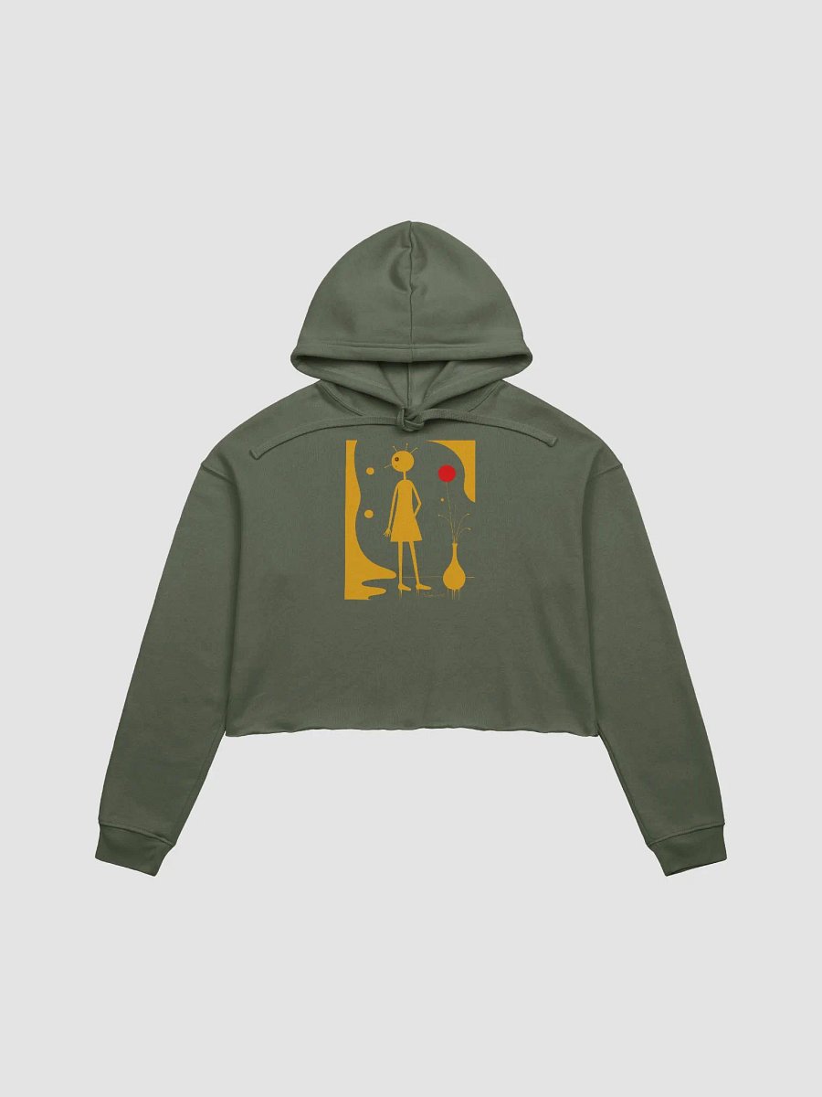Bella+Canvas Fleece Crop Hoodie product image (3)