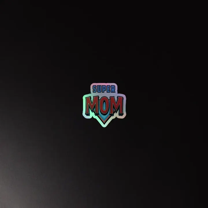 Super Mom Holographic Sticker Sheet product image (4)
