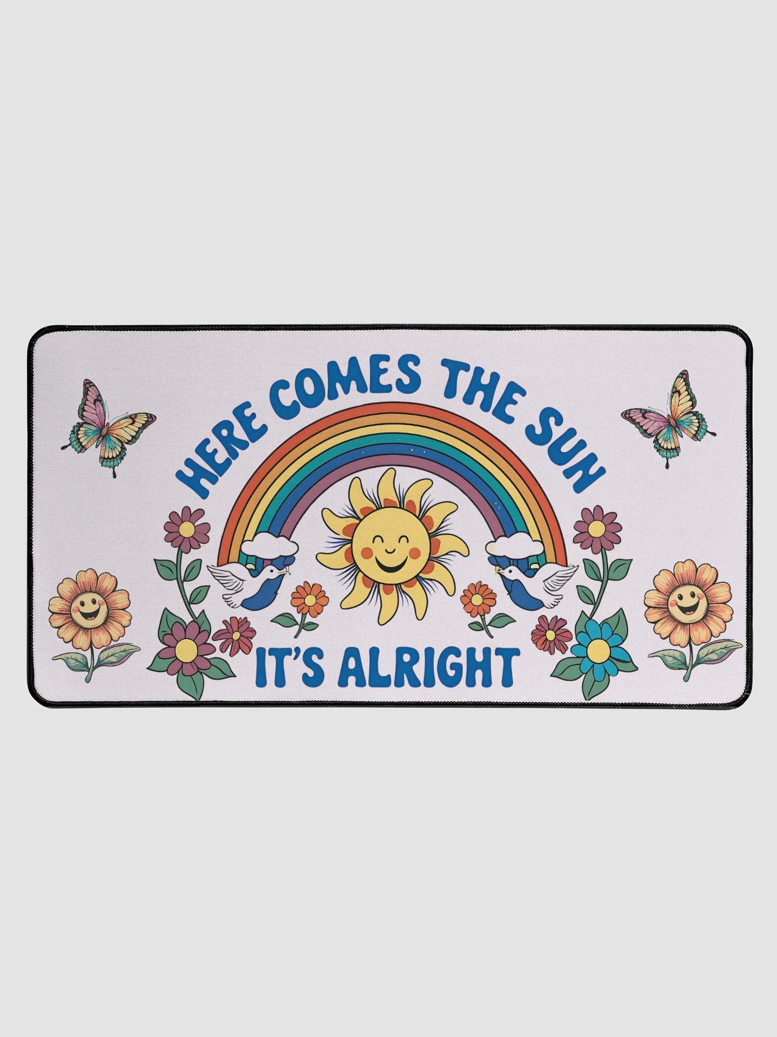 Here Comes the Sun Desk Mat product image (1)