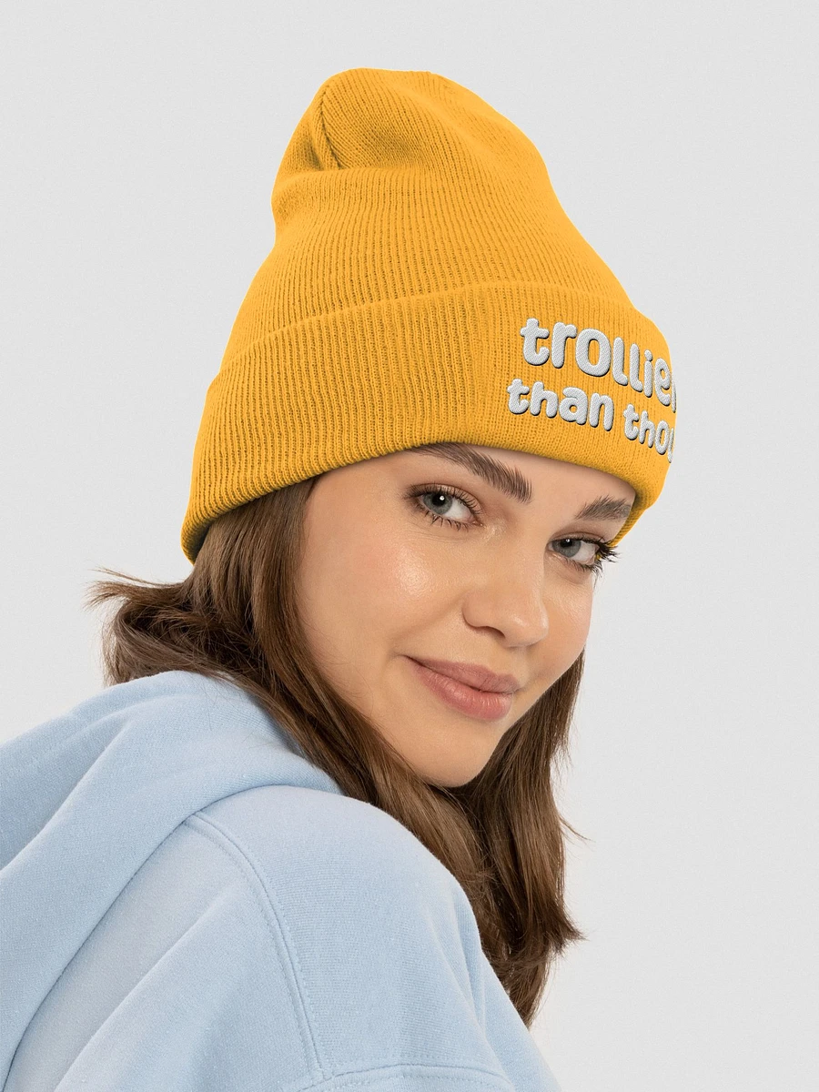 Trollier Than Thou Beanie - bold colours product image (7)