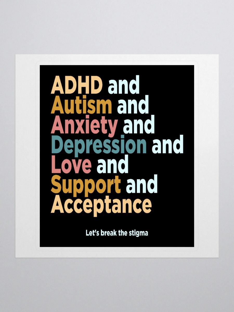 Let's Break The Stigma Stickers product image (3)