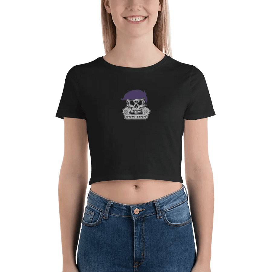 Enigma Nation Bella+Canvas Women's Crop Tee (EMBRODERED) product image (7)