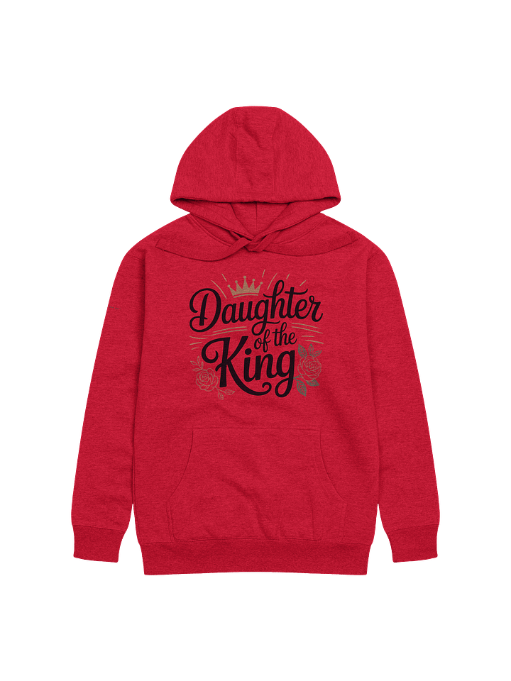 Daughter of the King Premium Hoodie - Red product image (1)