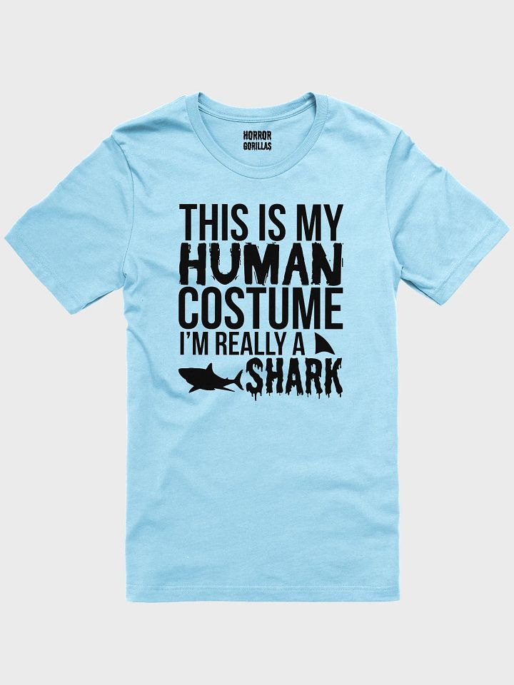 This Is My Human Costume I'm Really A Shark Funny Halloween T-Shirt product image (4)