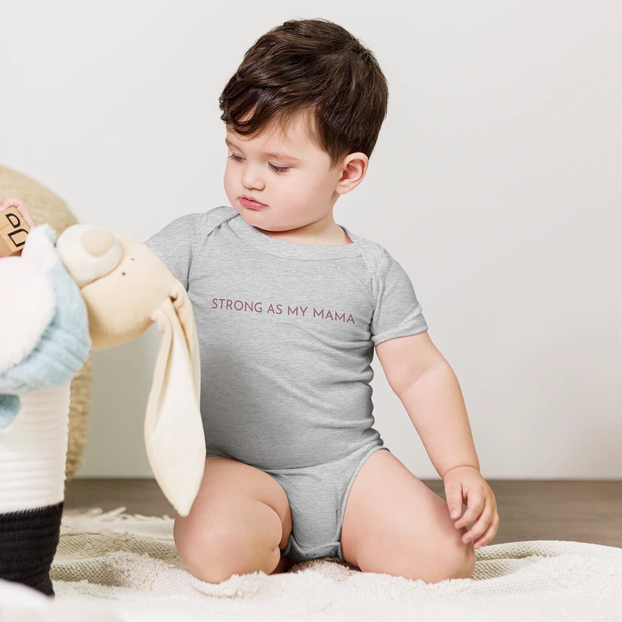 Strong as my Mama Baby Onesie product image (2)