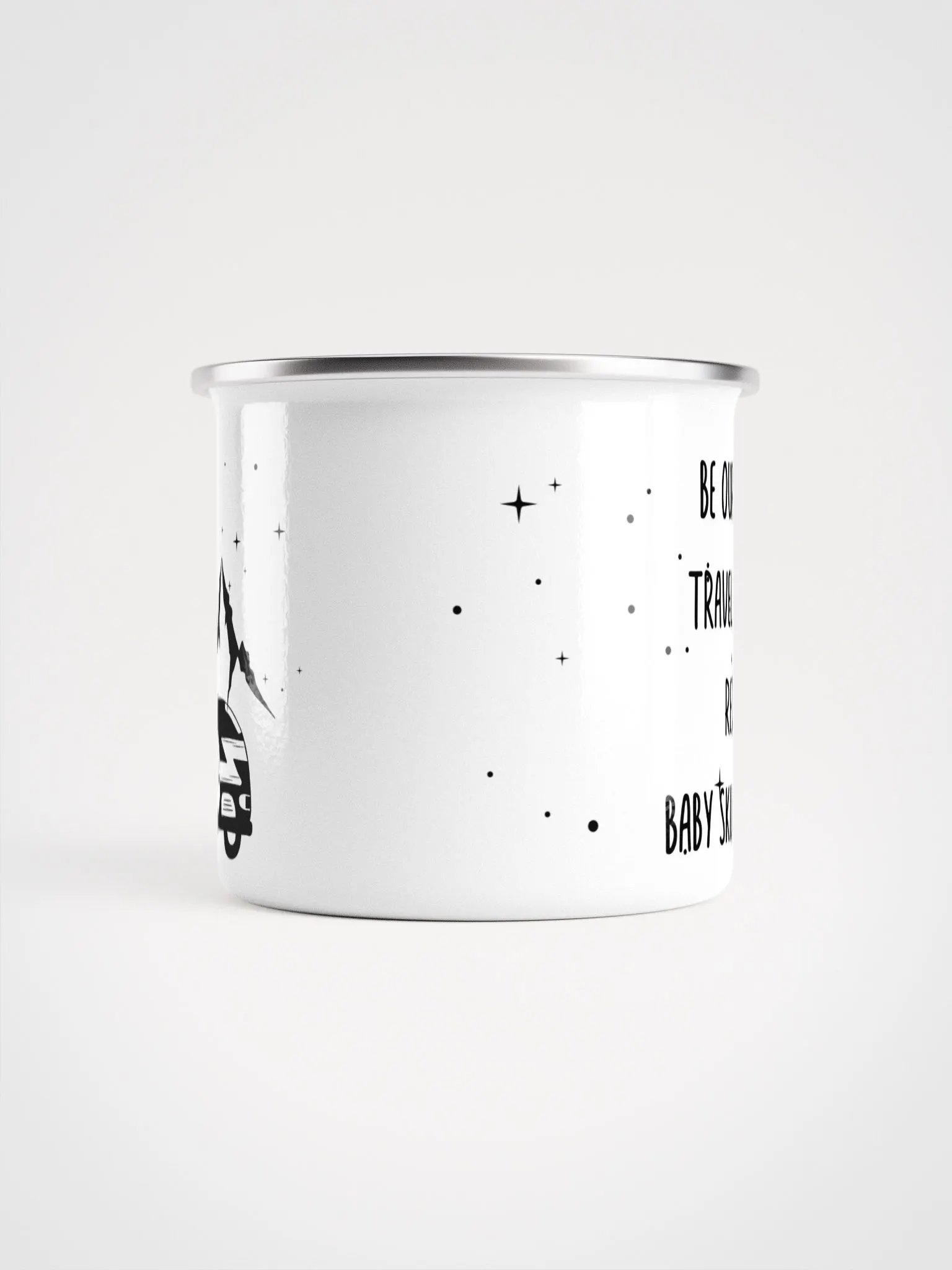 Camping Godmother-To-Be Proposal Gift - Camping gear Enamel Mug product image (4)