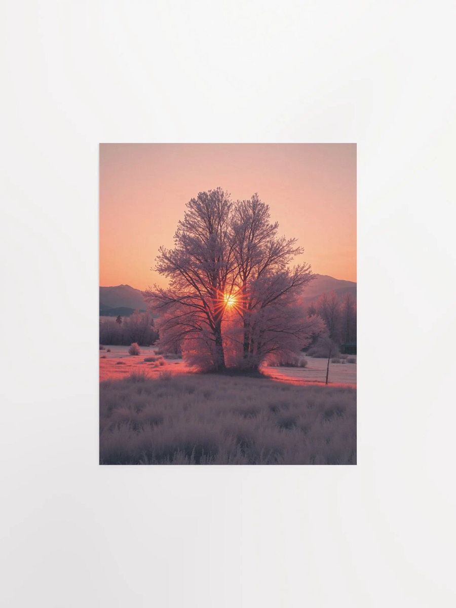 Frosty Sunrise Enhanced Matte Poster product image (31)
