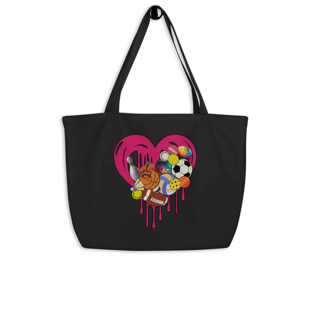 Heart Sports Assorted Organic Tote Bag product image (3)