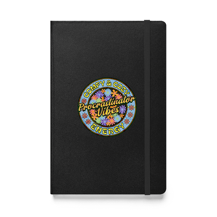 Procrastinator Vibes Comfy And Cozy Energy Retro Floral Journal product image (1)