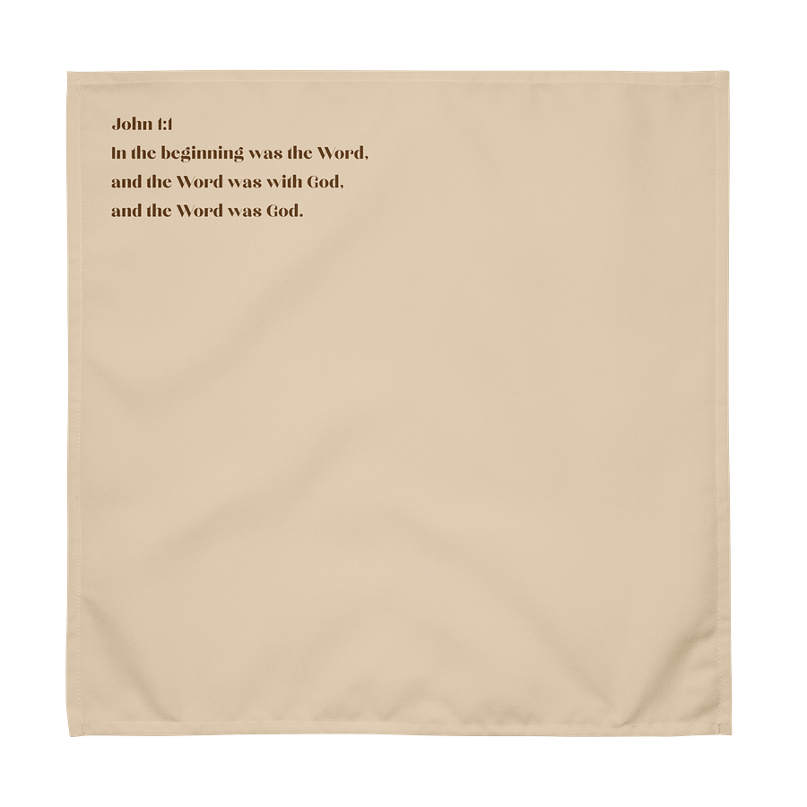 John 1:1 Cloth Napkin Set (4) product image (4)