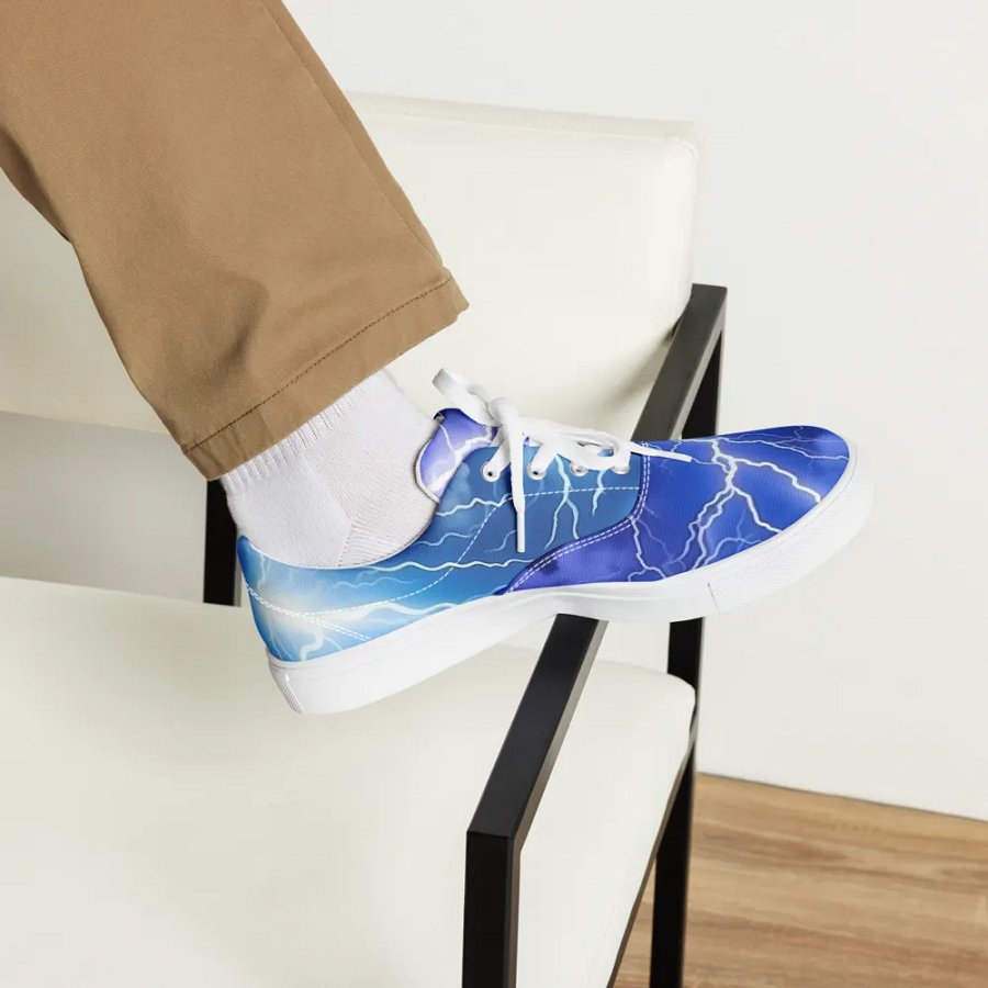 Electric Storm Men's Canvas Shoes product image (6)