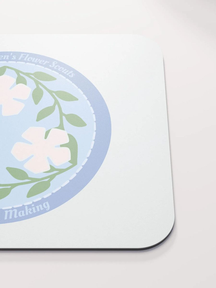 Flower Crown Making Badge Mouse Pad product image (5)