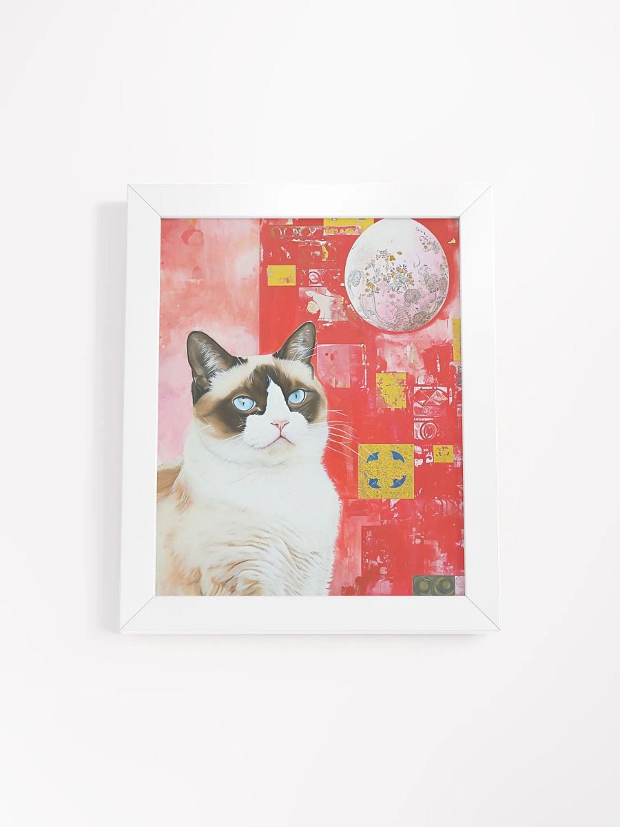 Mystical Siamese Cat Framed Matte Poster product image (1)