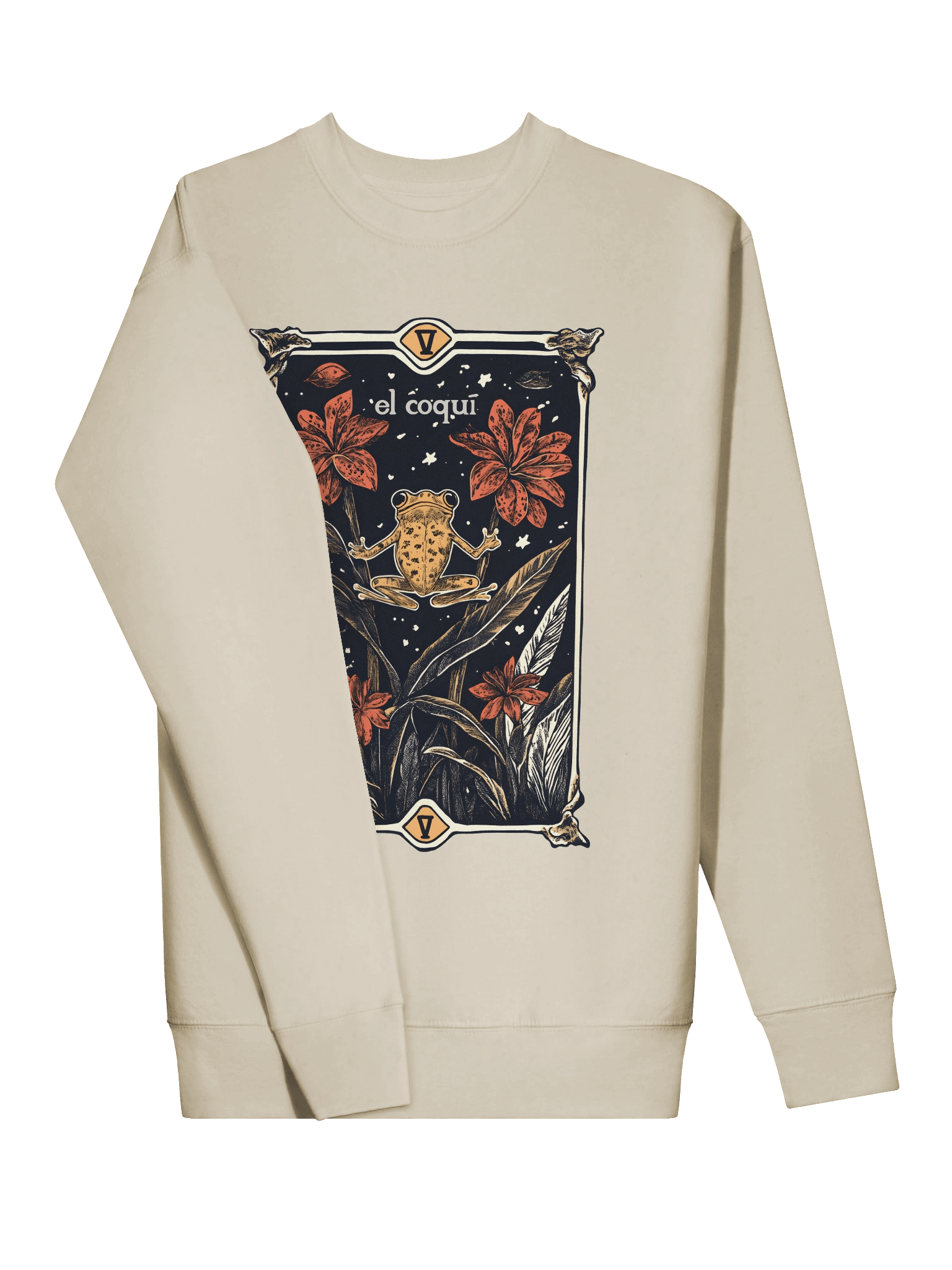 El Coquí Carta Tarot Premium Crewneck Sweatshirt product image (3)