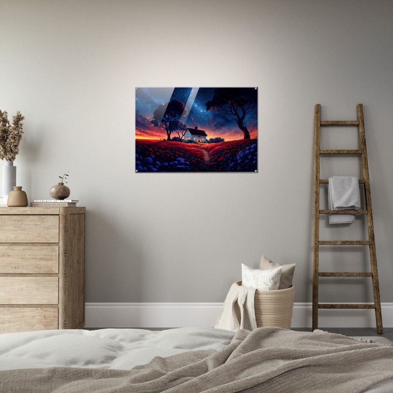 STARRY NIGHT GLOSSY ACRYLIC PRINT product image (2)