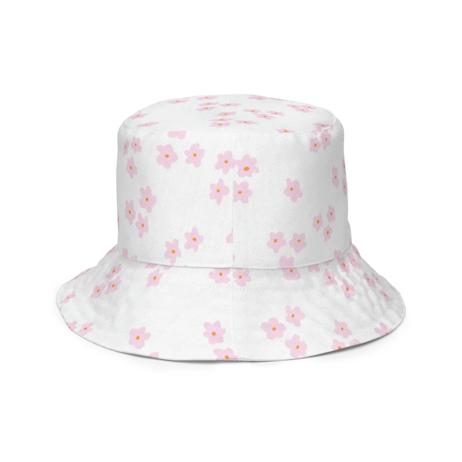 PINK DAISY COTTAGE PATTERN BUCKET HAT REVERSIBLE - Diesen Hut hat niemand ausser Dir ! product image (8)