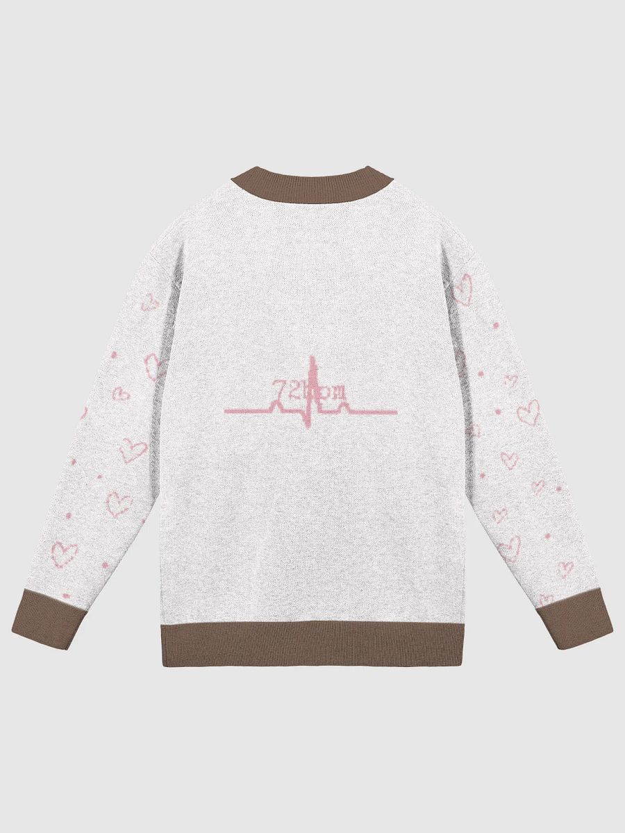 72bpm Heart Problems Jacquard Knit Women's Cardigan product image (2)