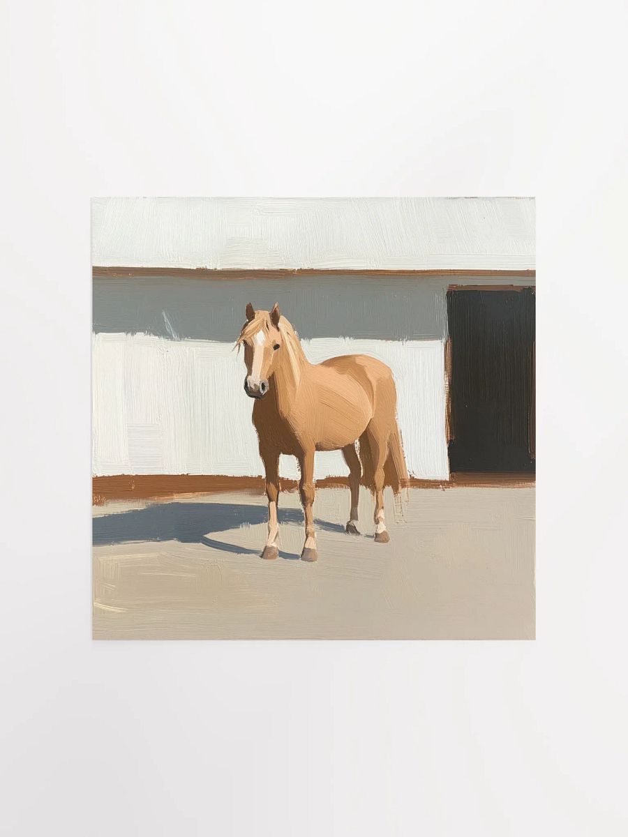 Modern Farmhouse: Brown Horse I Art Print product image (4)