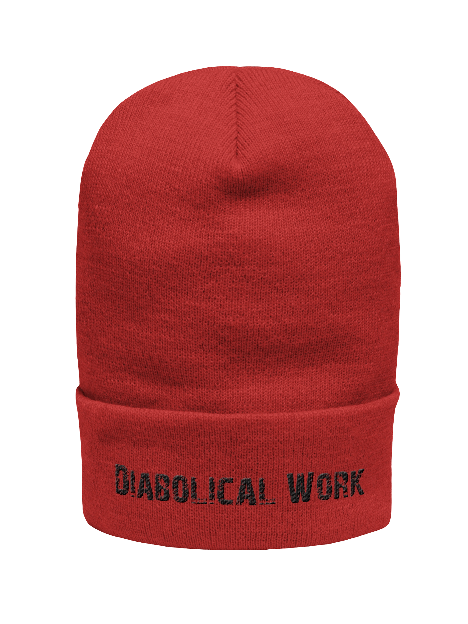 Diabolical Work Beanie (Black Stitching) product image (2)