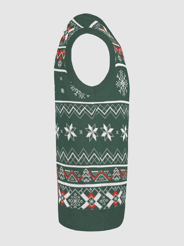 Cozy Jacquard V-Neck Vest product image (7)
