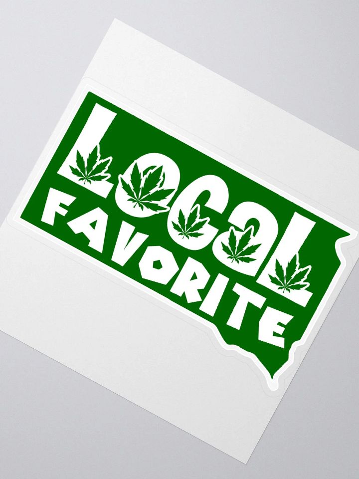 Hemp Quarters Local Favorite Sticker 3
