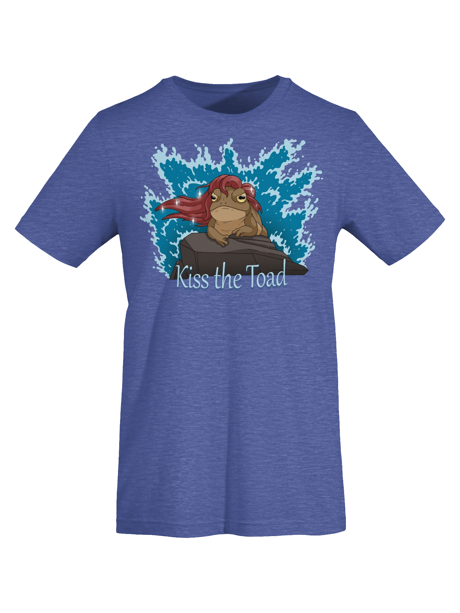 Kiss the Toad - Funny Frog Mermaid Parody T-Shirt (DTFx) product image (27)
