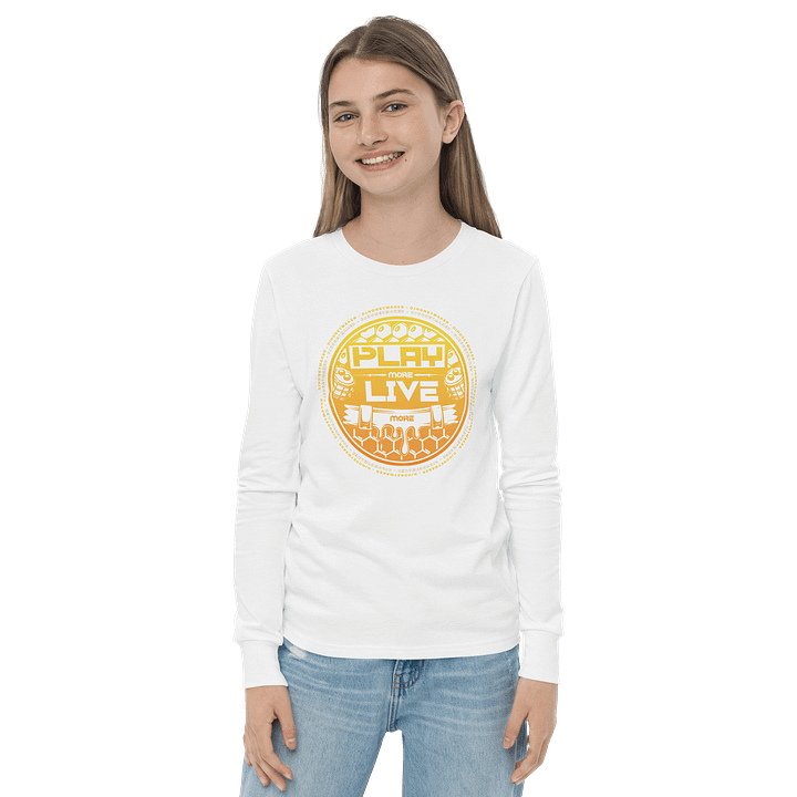 Play More Live More Youth Long Sleeve T-Shirt product image (34)