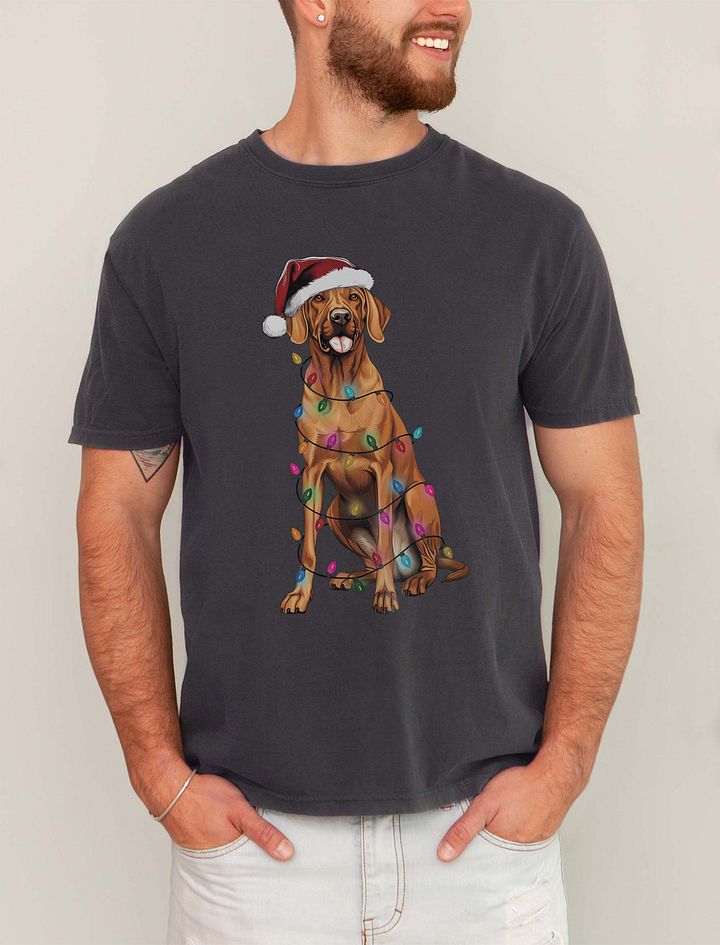 Funny Redbone Coonhound Christmas T-Shirt for Coonhound Paw-rents product image (21)